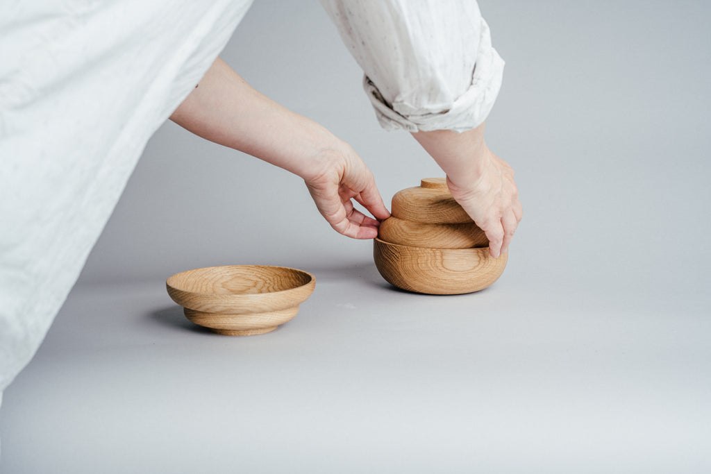 Bubble Wooden Bowl 3